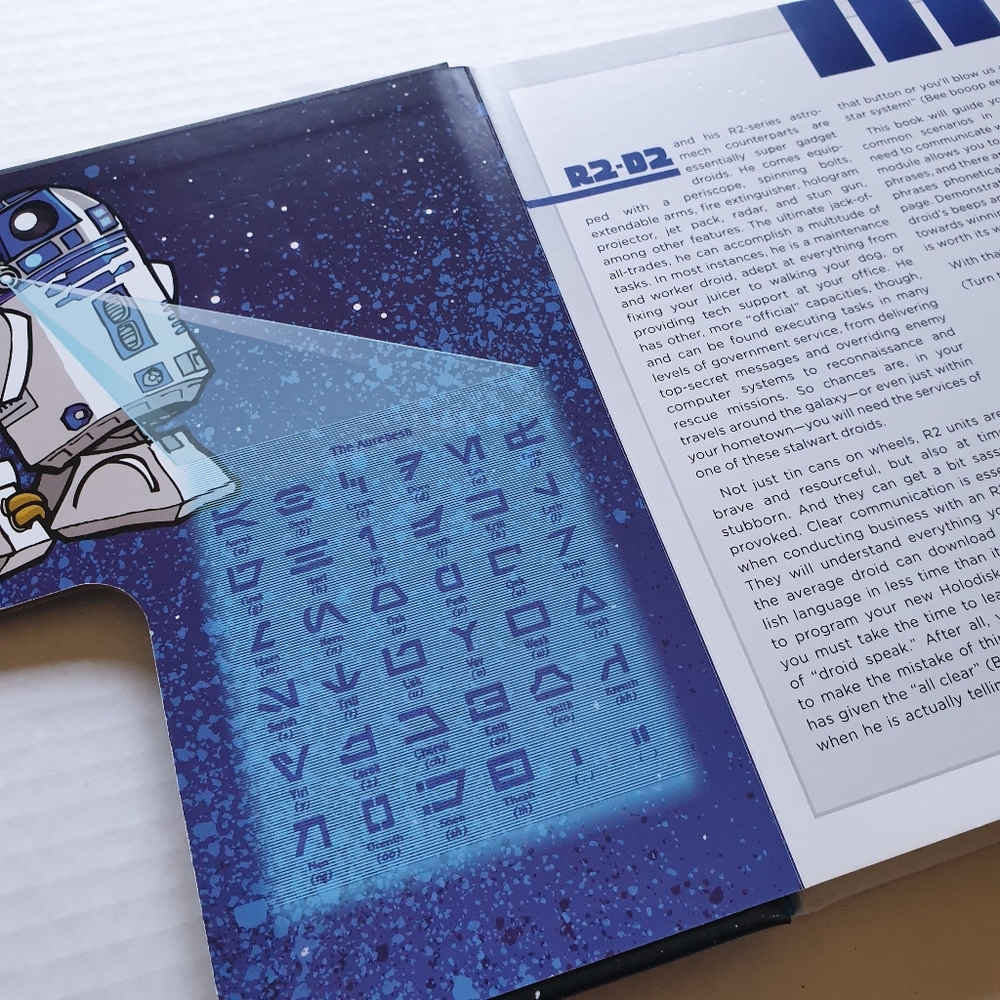 StarWars Hardcover Book of R2- D2 Communication Manual on How to Speak Droid - Picture 4 of 9